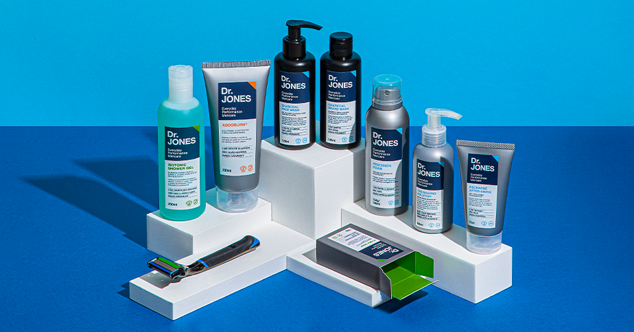 Dr. JONES: produtos de men care com informação, bom humor e inclusão