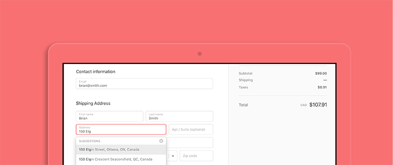 Novidade: Preenchimento automático de endereços com o Google Autocomplete para Shopify