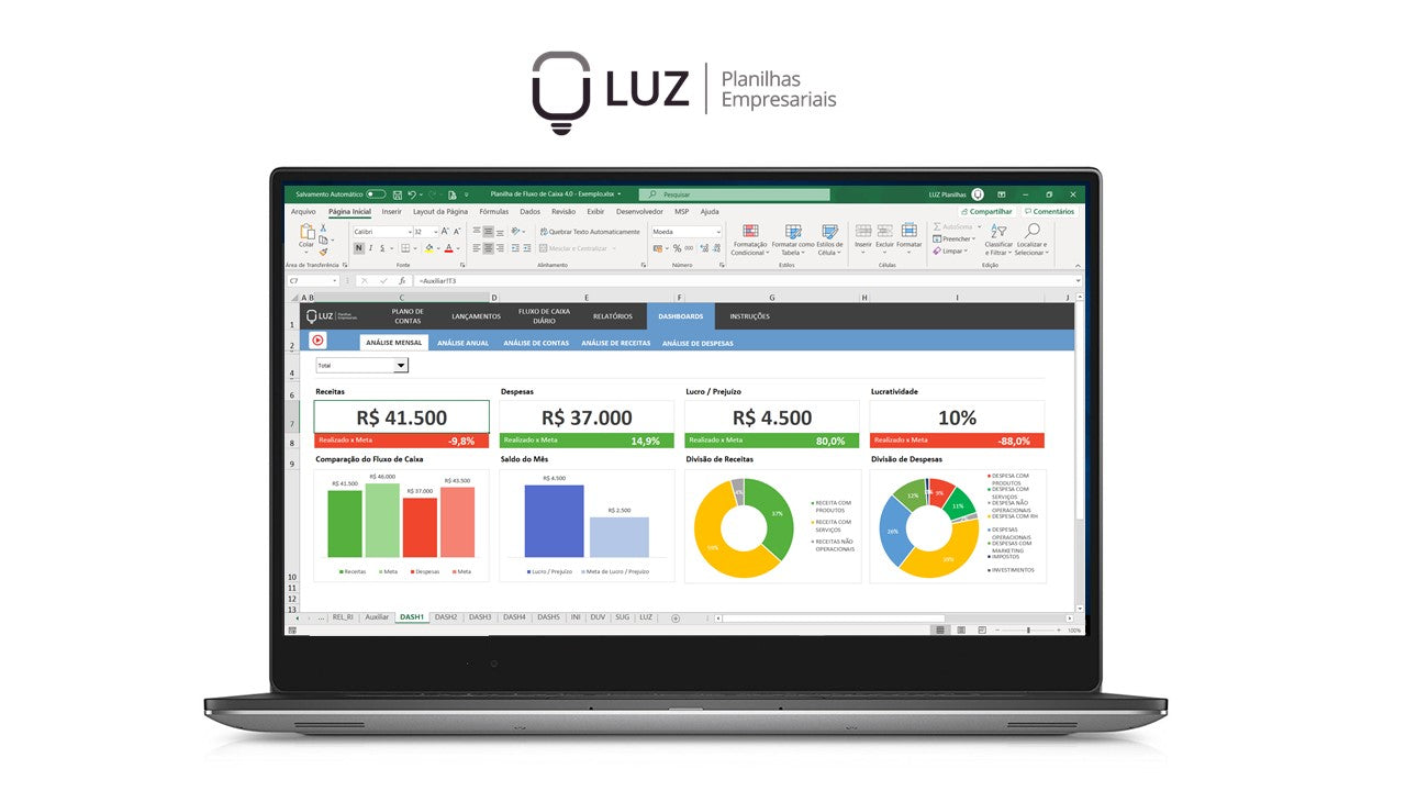 Luz Planilhas: o marketplace das melhores planilhas do mundo está na Shopify