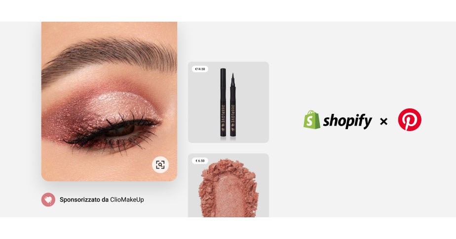 Monte sua vitrine de produtos no Pinterest com a integração da Shopify